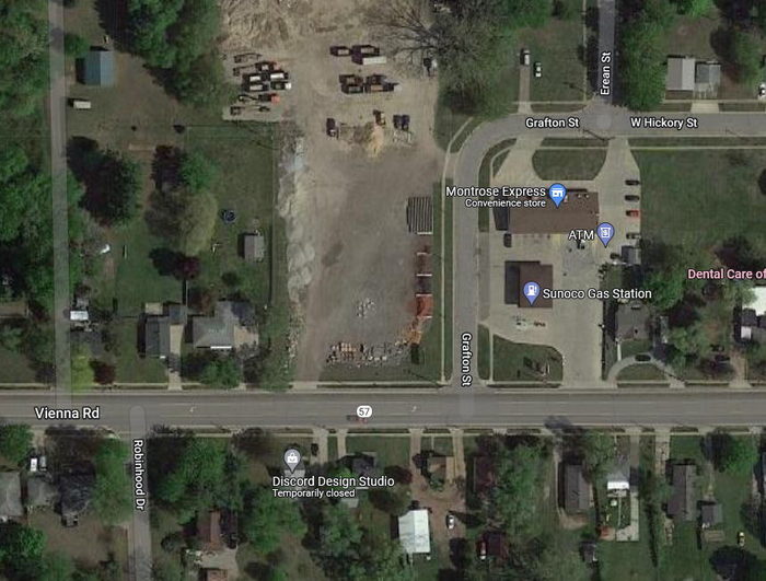 Montrose Lanes (Village Bowl) - Now An Empty Lot (newer photo)